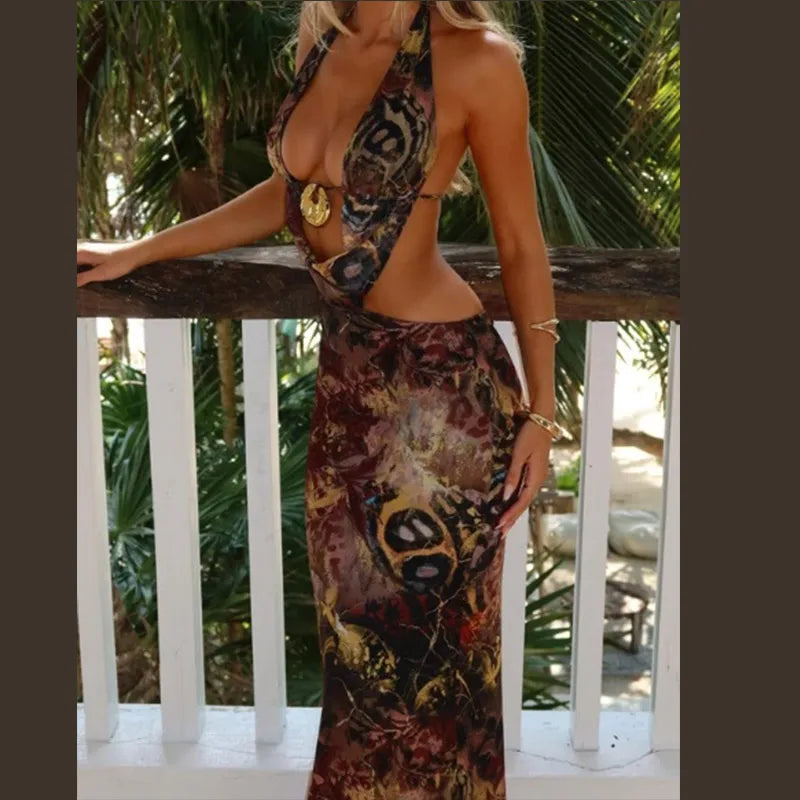 Tropical Glow Mini Dress