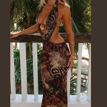 Tropical Glow Mini Dress