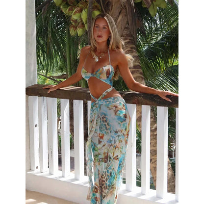Tropical Glow Mini Dress